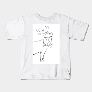 Mean kitty Kids T-Shirt